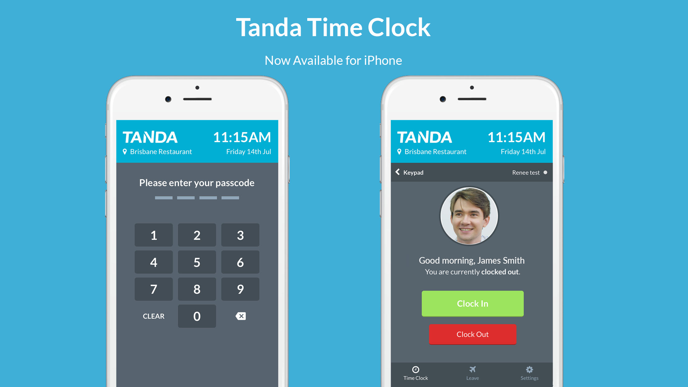 Tanda Time Clock Now Available for the iPhone Tanda