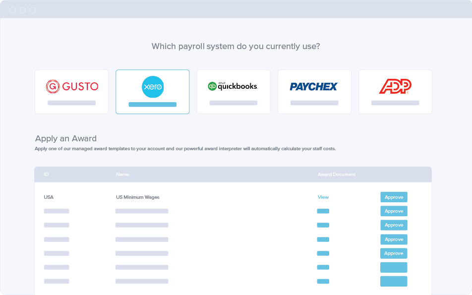 payroll integration tanda